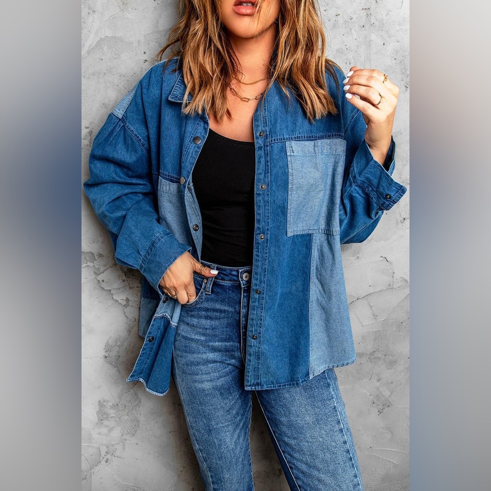 Two Tone Denim Jacket